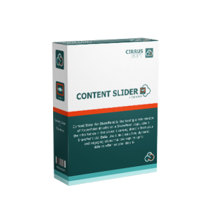 Content Slider for SharePoint Online